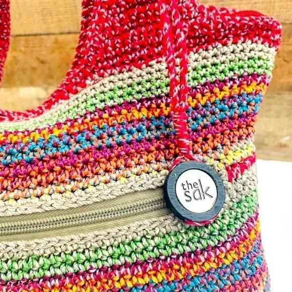 The Sak Vintage Multi Colored Crochet Bag - Picture 7 of 7